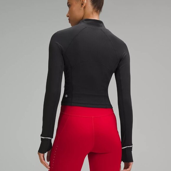 lululemon It's Rulu Ribbed Cropped Half Zip - Picture 2 of 15